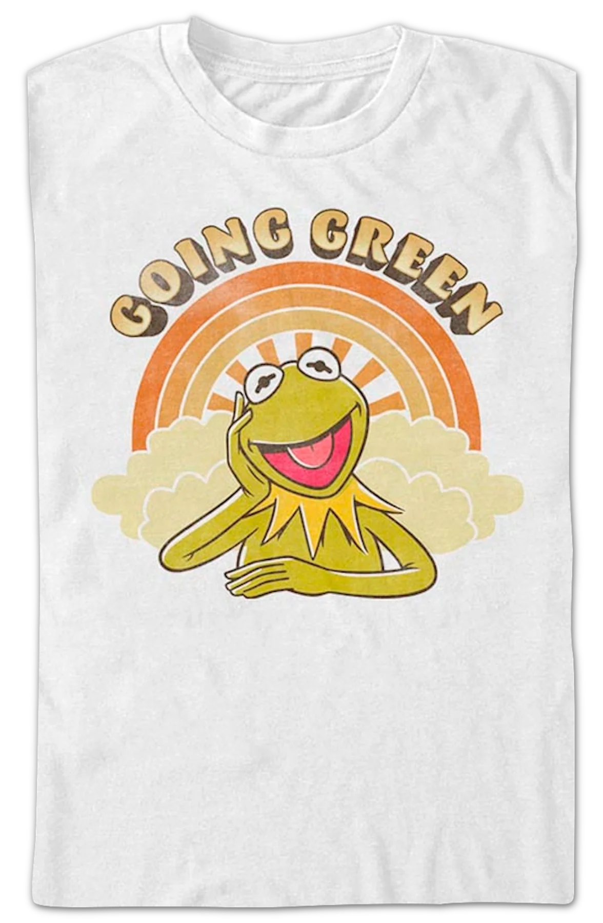 Kermit The Frog Going Green Muppets T-Shirt - Image 2