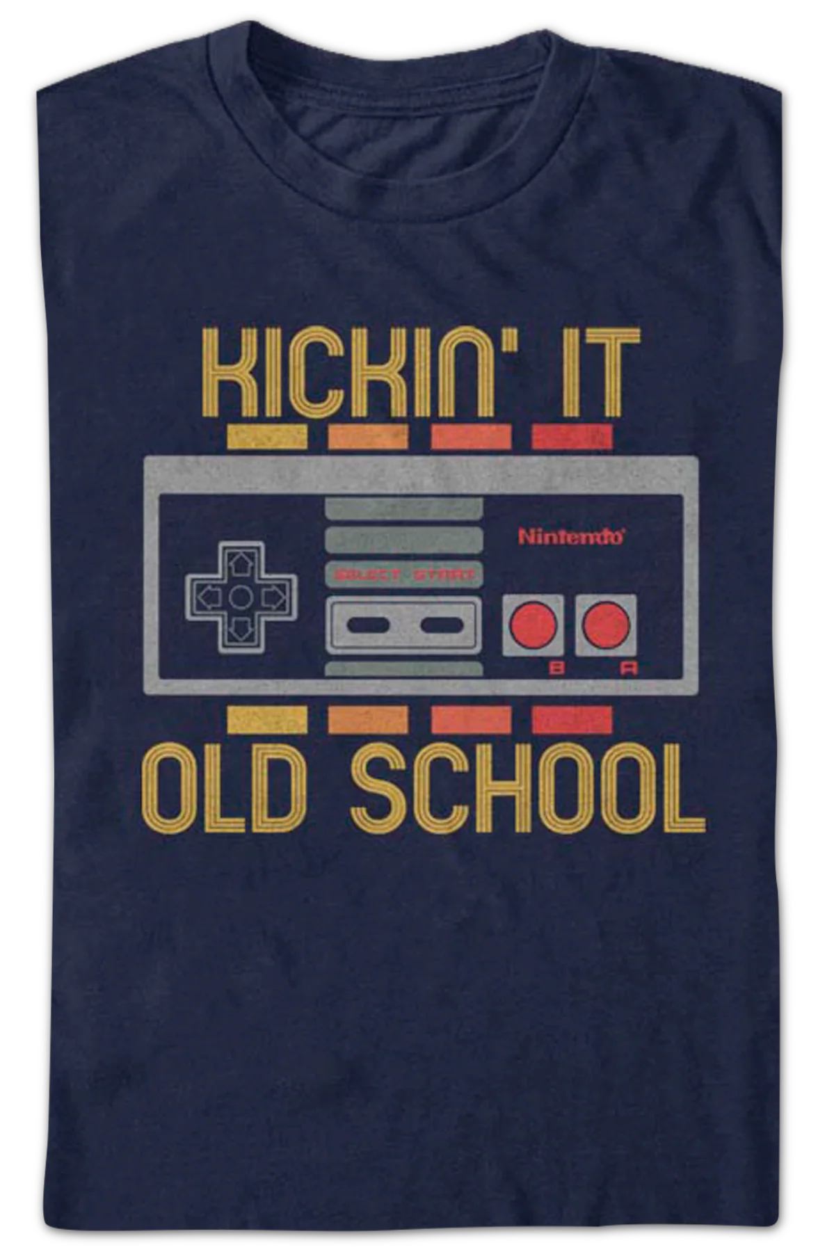 Kickin' It Old School Nintendo T-Shirt - Image 2
