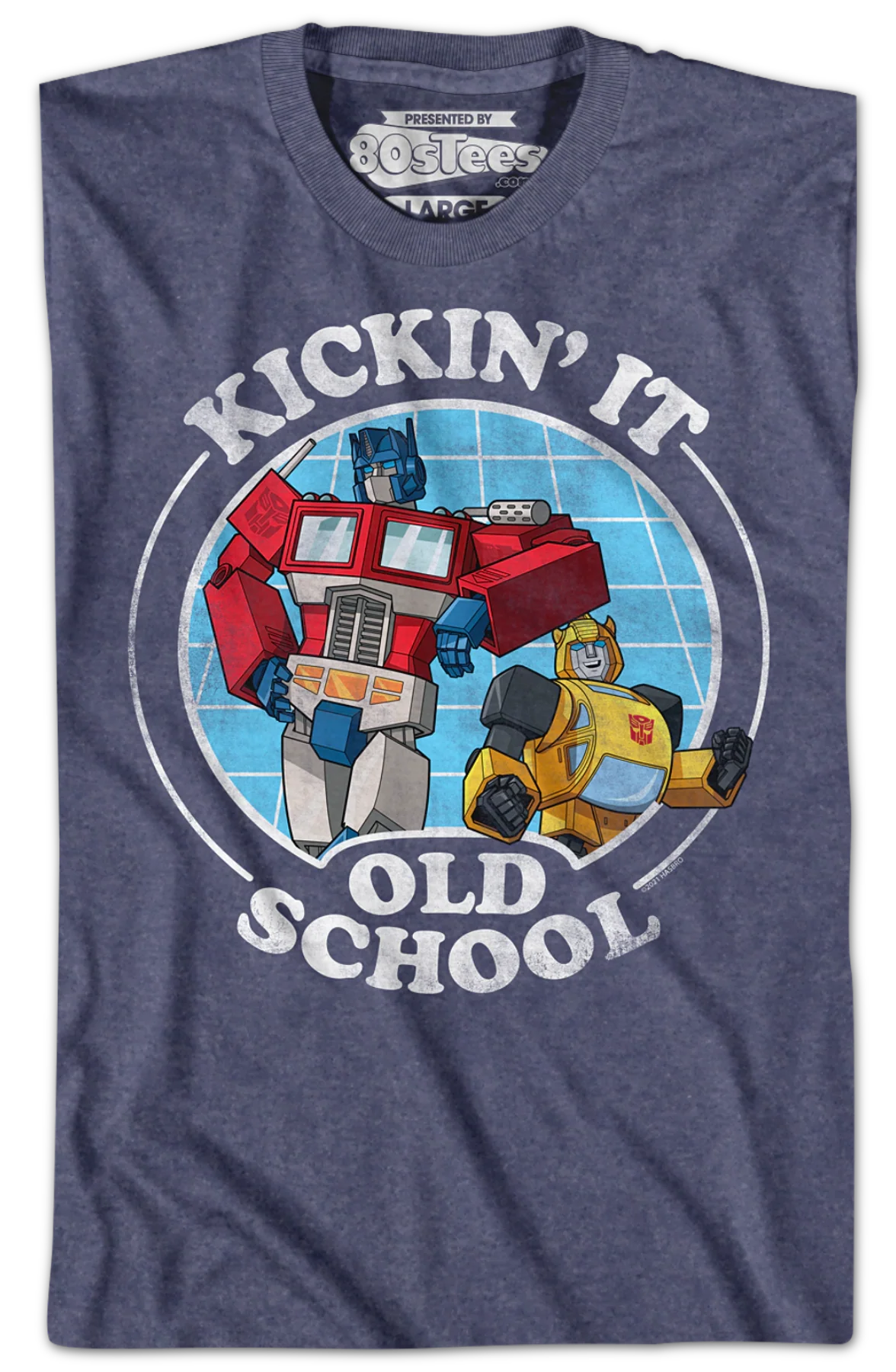 Kickin' It Old School Transformers T-Shirt - Image 2