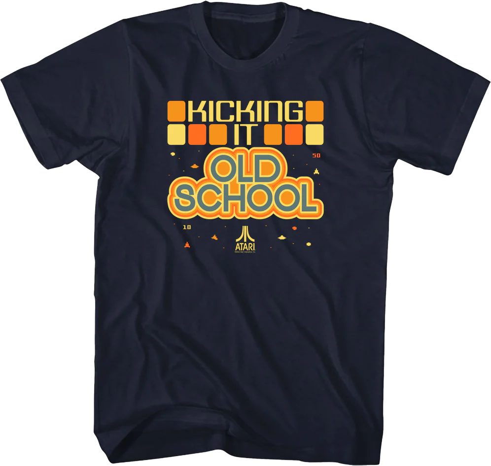Kicking It Old School Atari T-Shirt