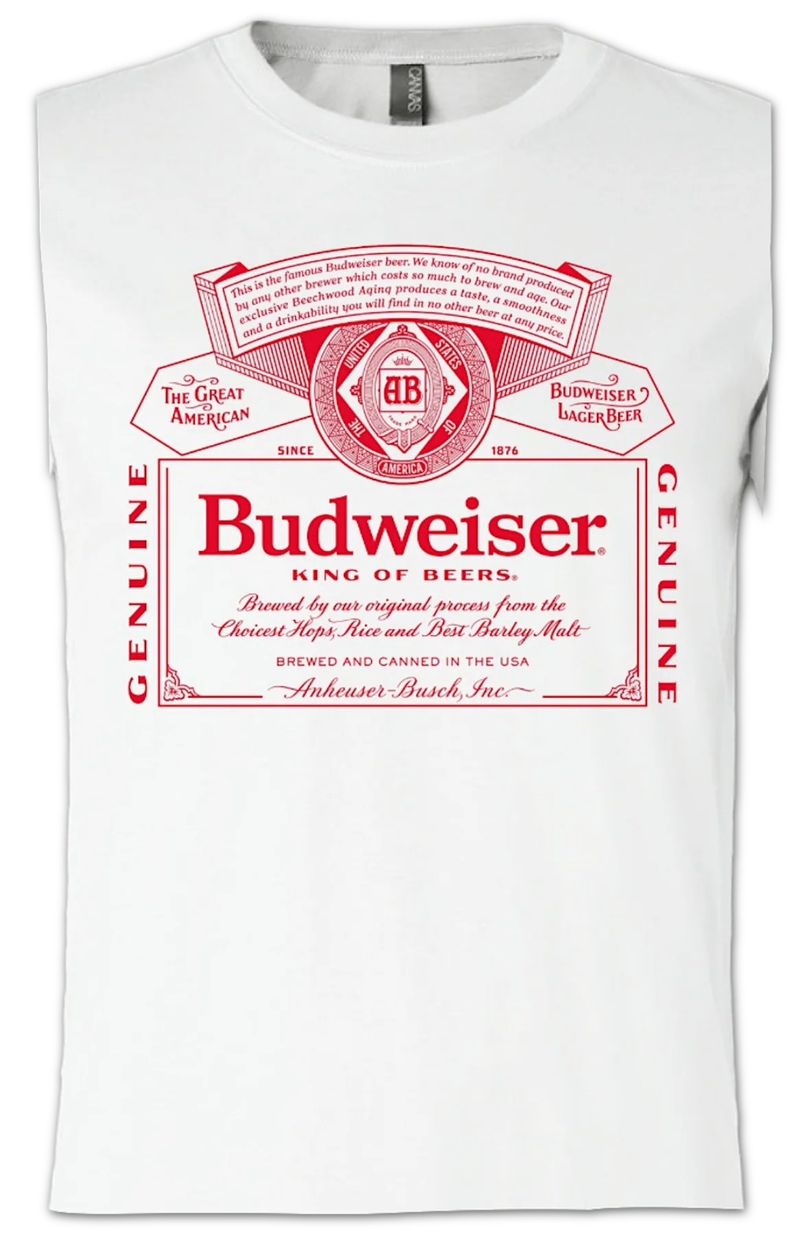 King Of Beers Budweiser T-Shirt - Image 2
