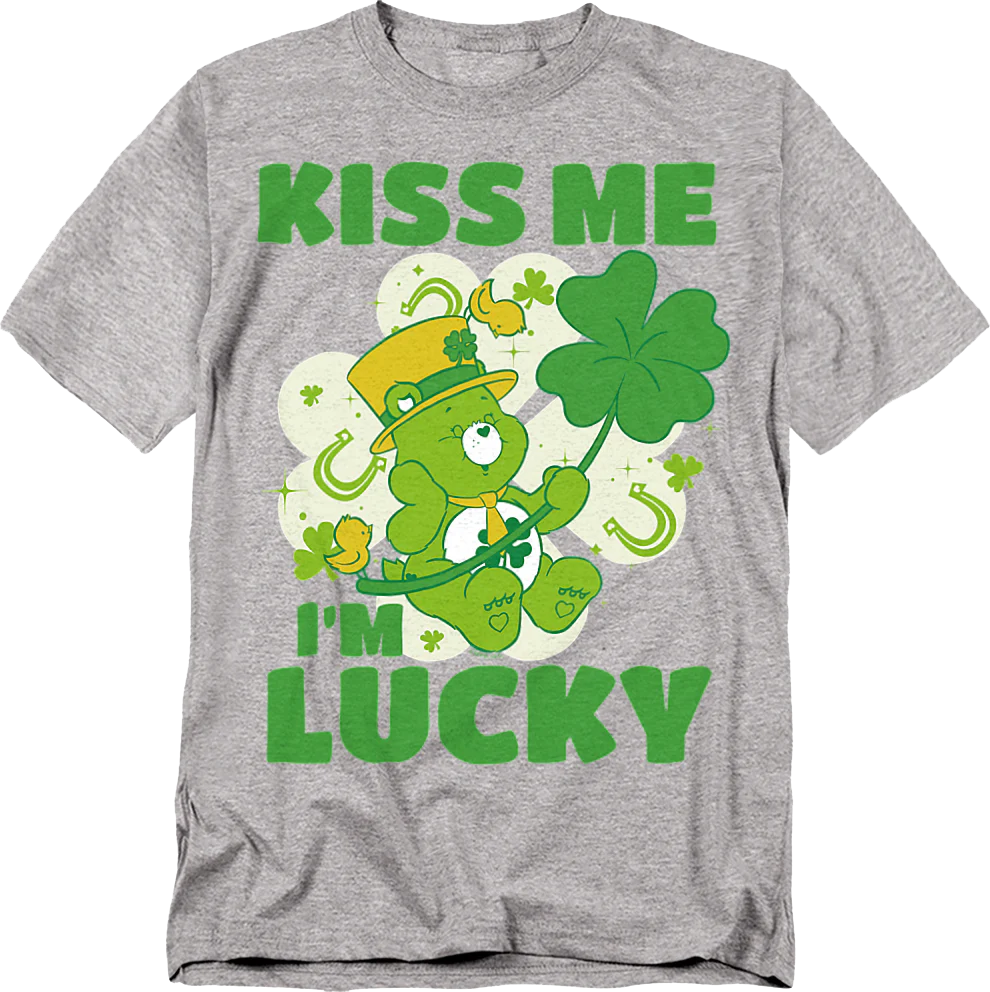 Kiss Me I'm Lucky Care Bears T-Shirt