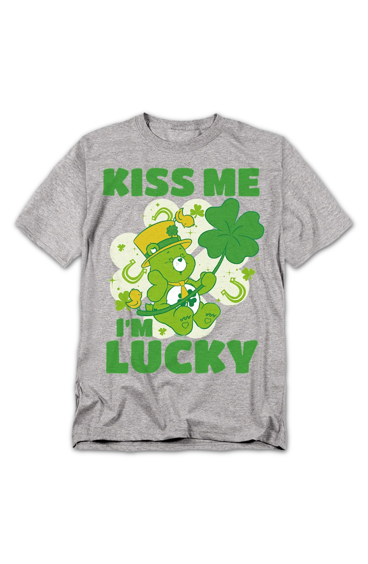 Kiss Me I'm Lucky Care Bears T-Shirt - Image 2