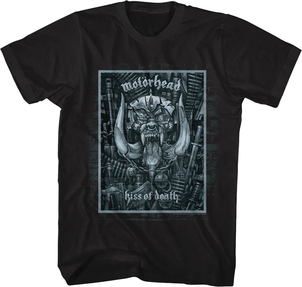 Kiss Of Death Motorhead T-Shirt
