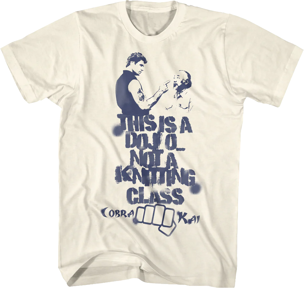 Knitting Class Karate Kid T-Shirt