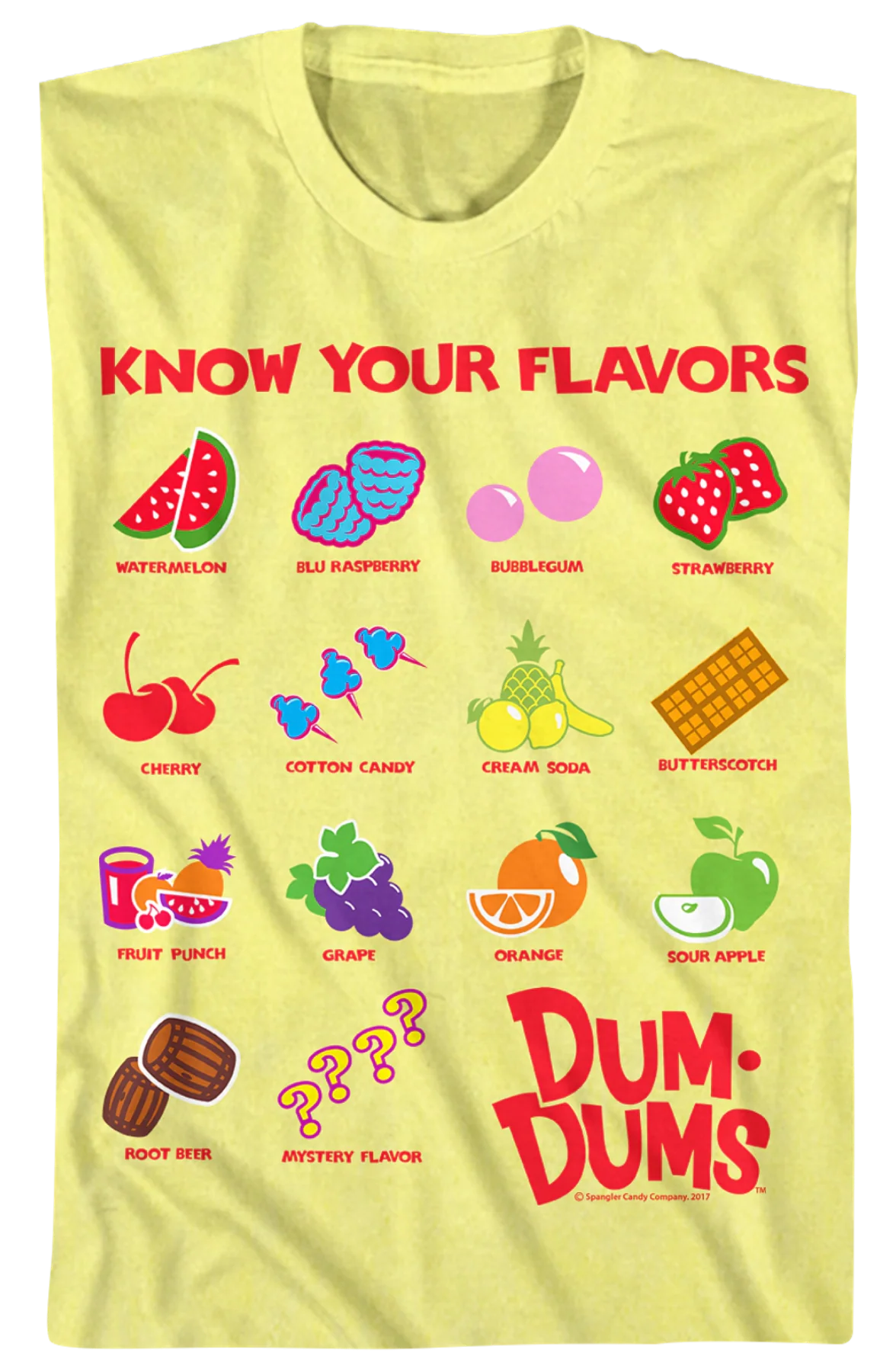 Know Your Flavors Dum-Dums T-Shirt - Image 2