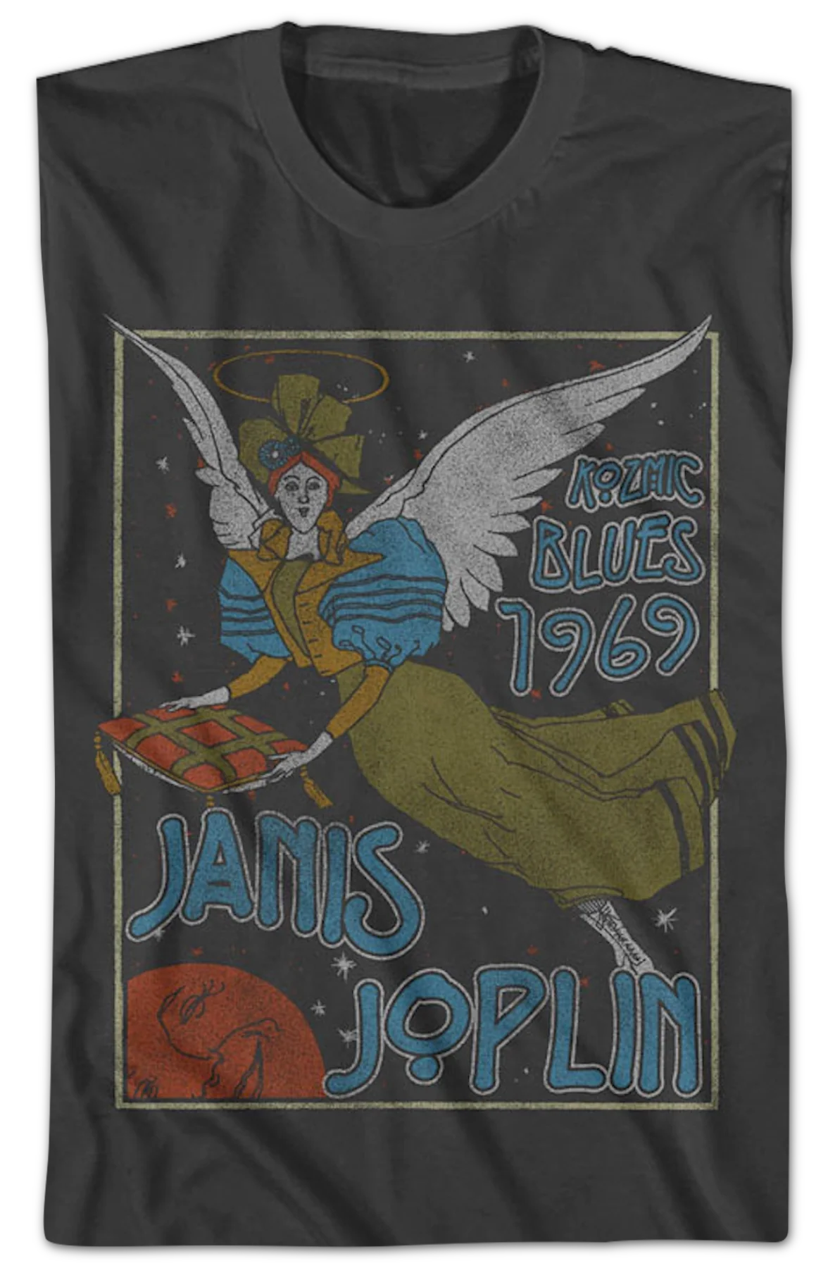 Kosmic Blues 1969 Janis Joplin T-Shirt - Image 2