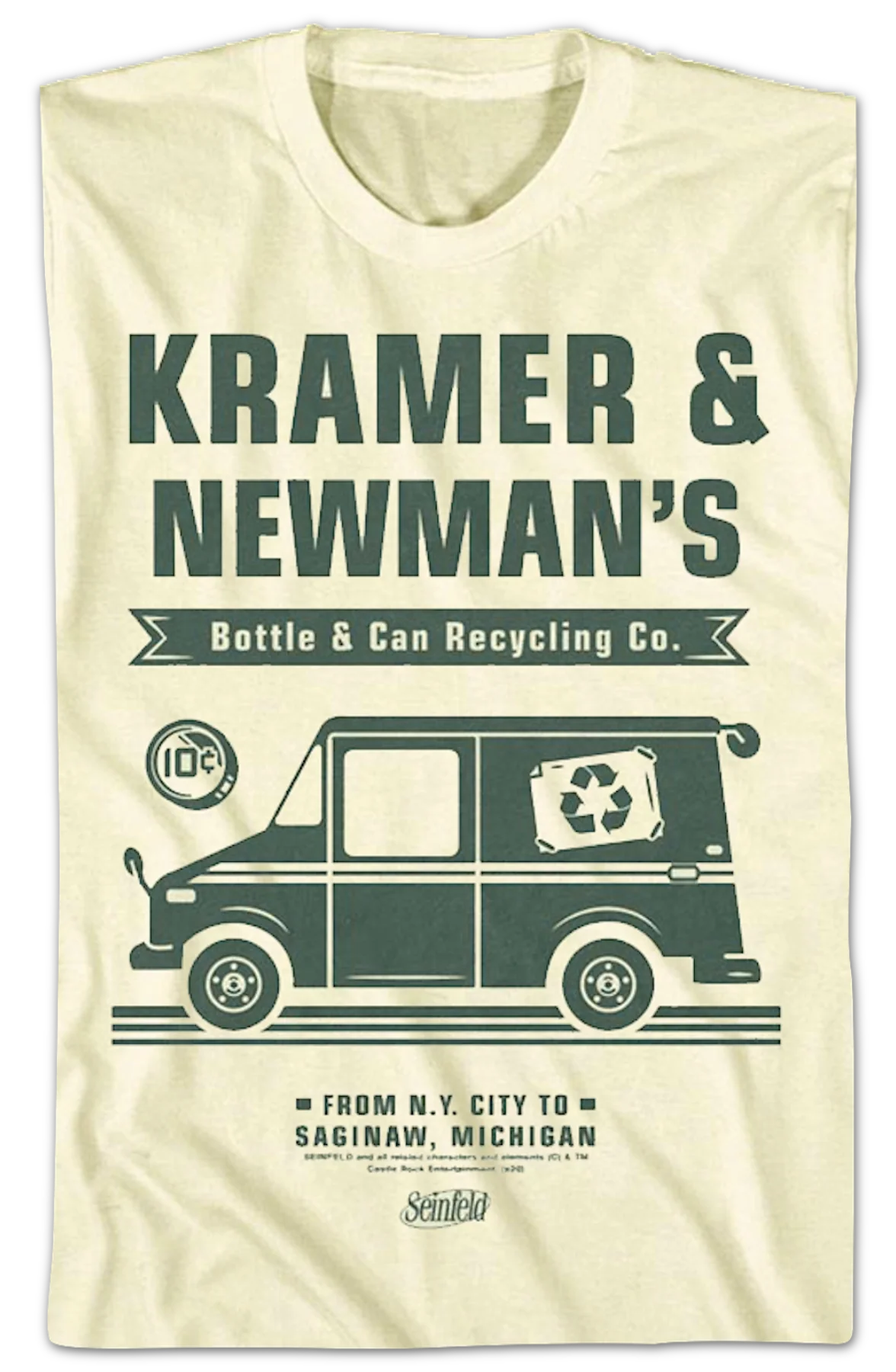 Kramer and Newman's Recycling Co. Seinfeld T-Shirt - Image 2