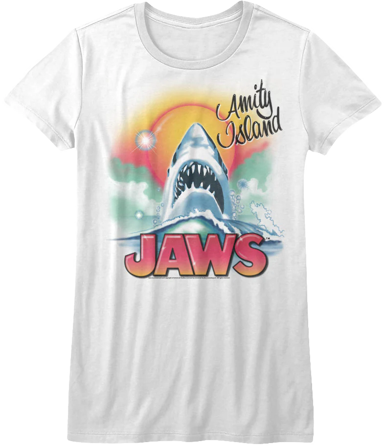 Ladies Airbrush Jaws Shirt
