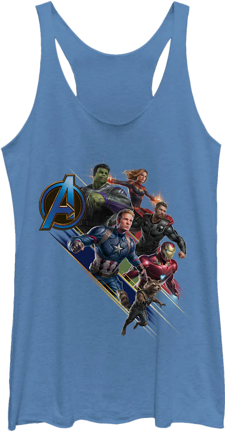 Ladies Avengers Endgame Racerback Tank Top