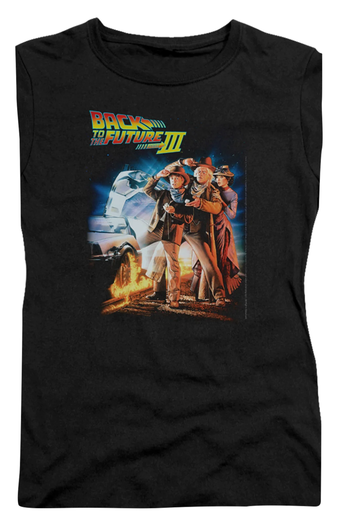 Ladies Back To The Future Part III Shirt - Image 2