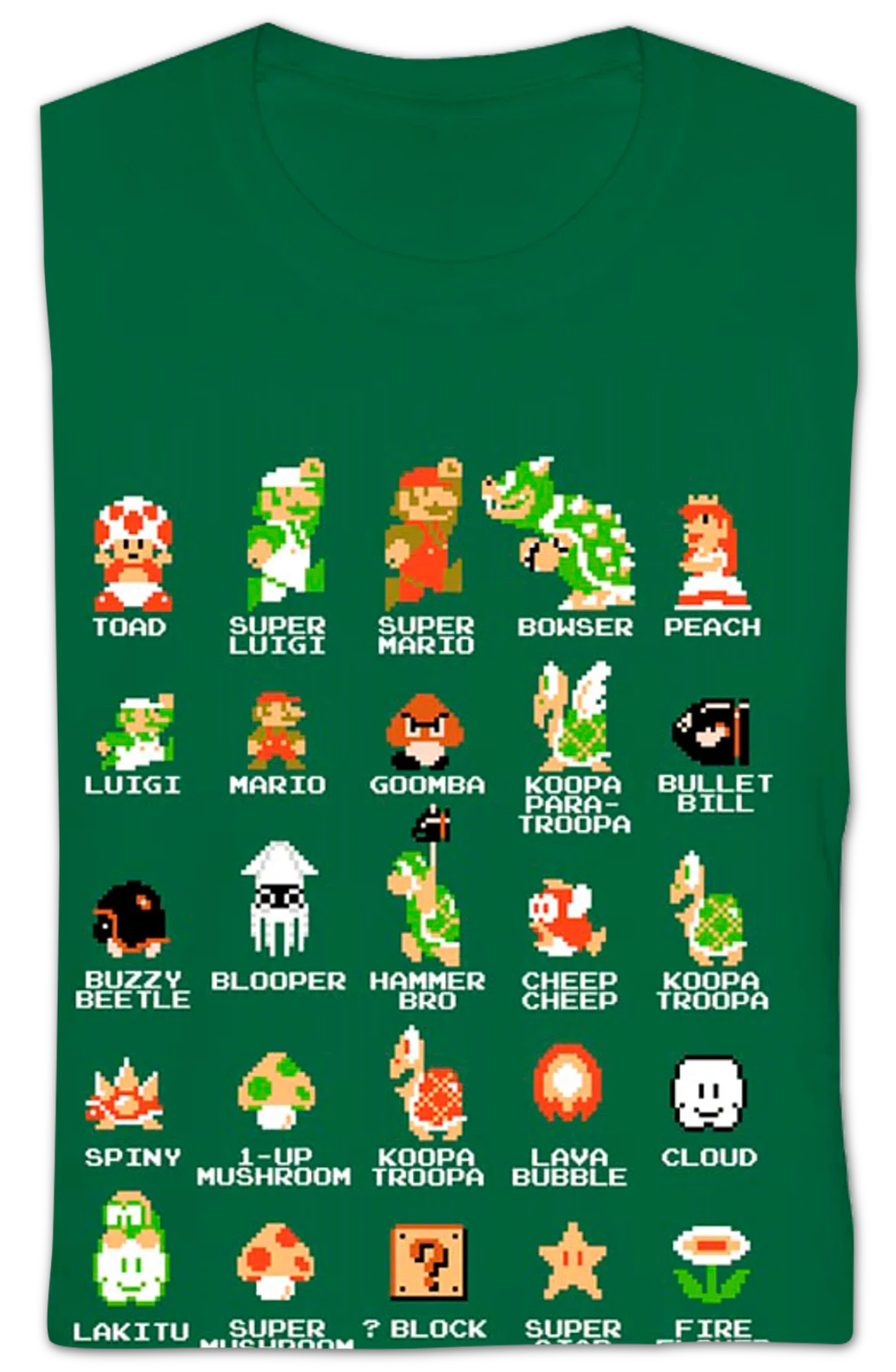 Ladies Cast of Super Mario Bros Shirt - Image 2