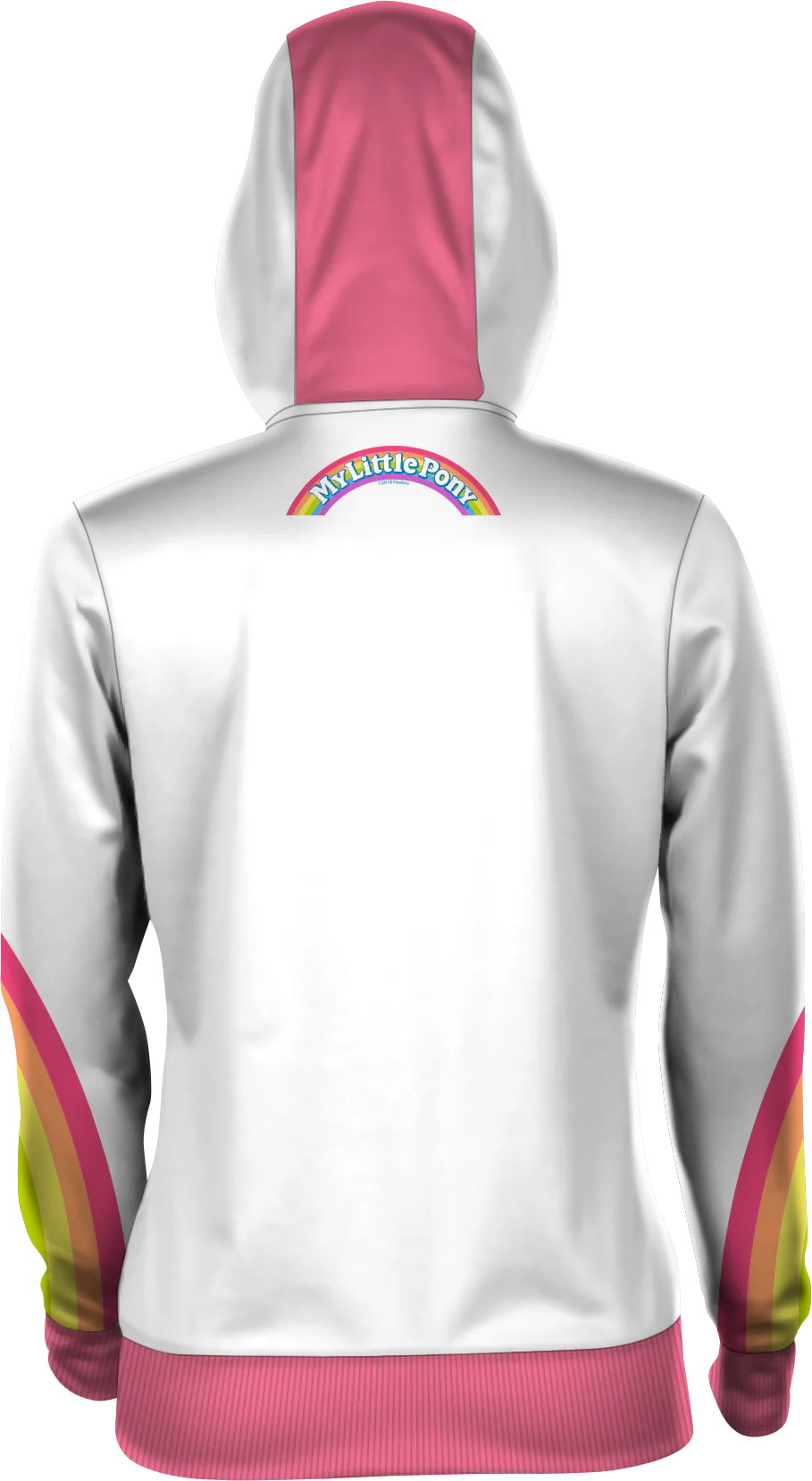 Ladies Classic Rainbow My Little Pony Zip-Up Hoodie - Image 2