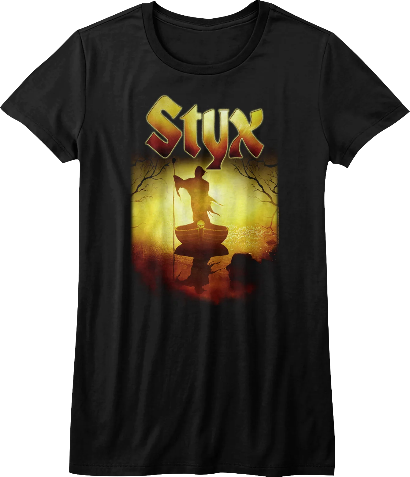 Ladies Complete Wooden Nickel Recordings Styx Shirt