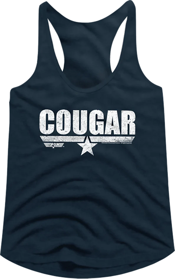 Ladies Cougar Top Gun Racerback Tank Top