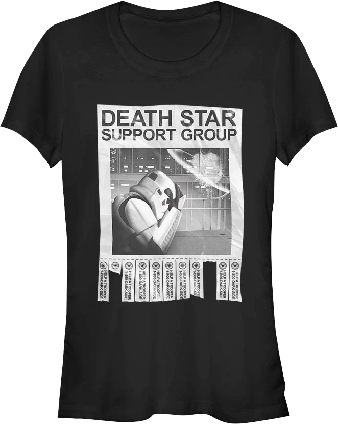 Ladies Death Star Support Group Star Wars Shirt