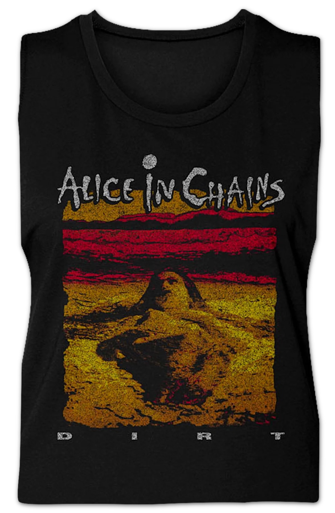 Ladies Dirt Alice In Chains Muscle Tank Top - Image 2