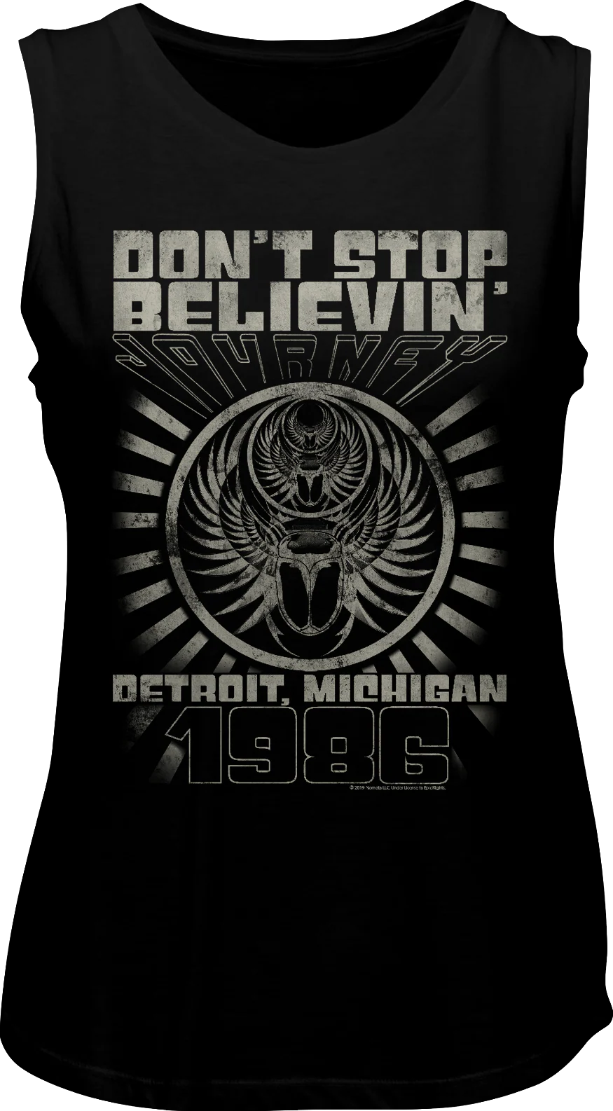 Ladies Don't Stop Believin' Journey Muscle Tank Top
