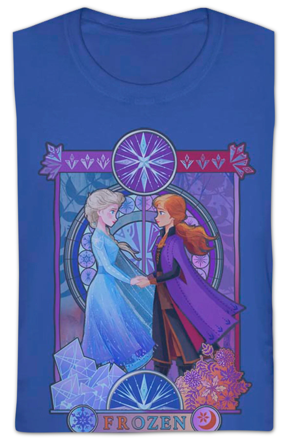 Ladies Elsa And Anna Frozen Shirt - Image 2