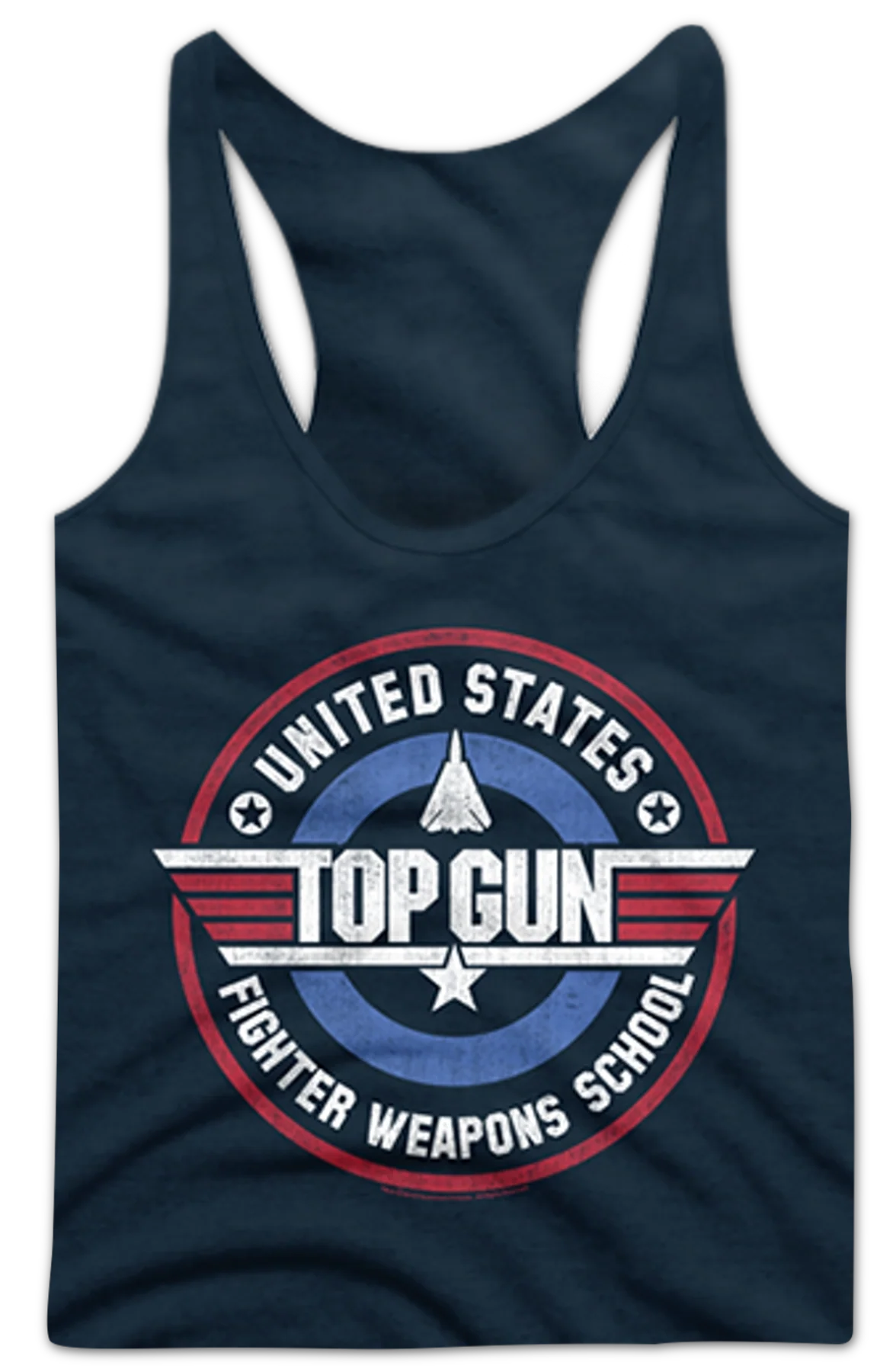 Ladies Fighter Weapons School Top Gun Racerback Tank Top - Image 2
