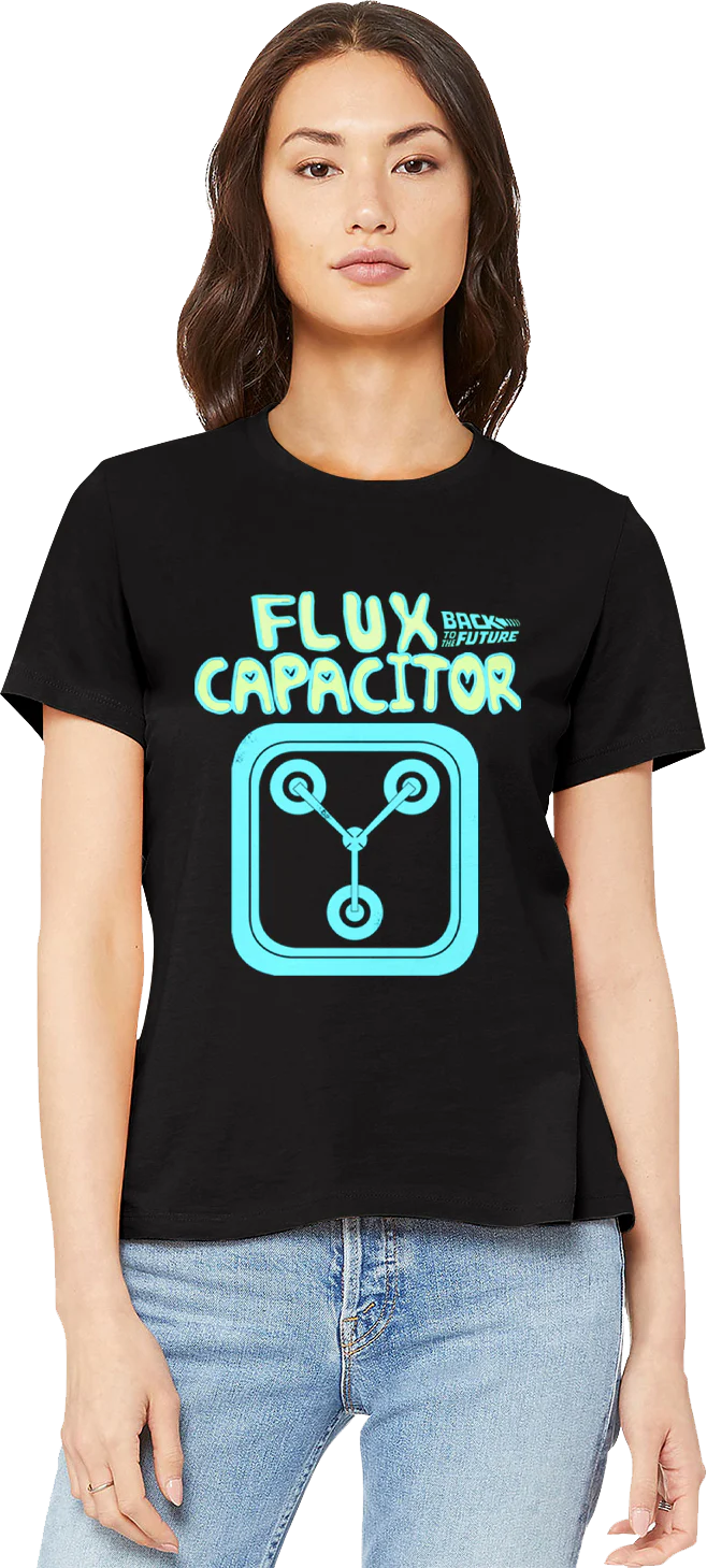 Ladies Flux Capacitor Back To The Future Shirt