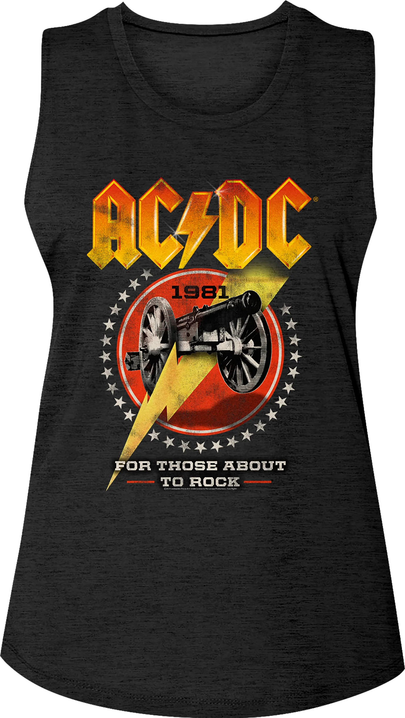 Ladies For Those About To Rock 1981 ACDC Sleeveless Shirt