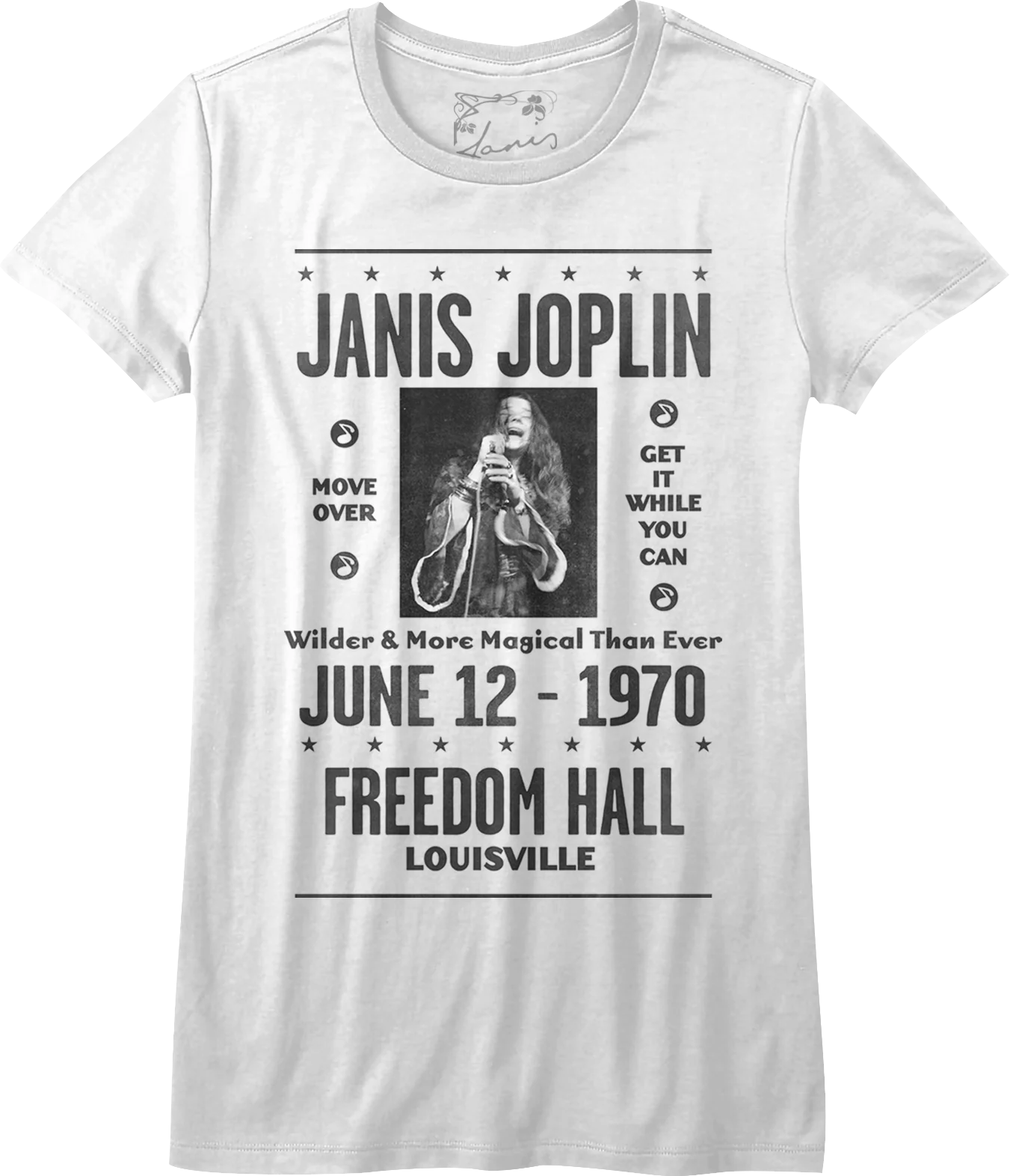 Ladies Freedom Hall Janis Joplin Shirt