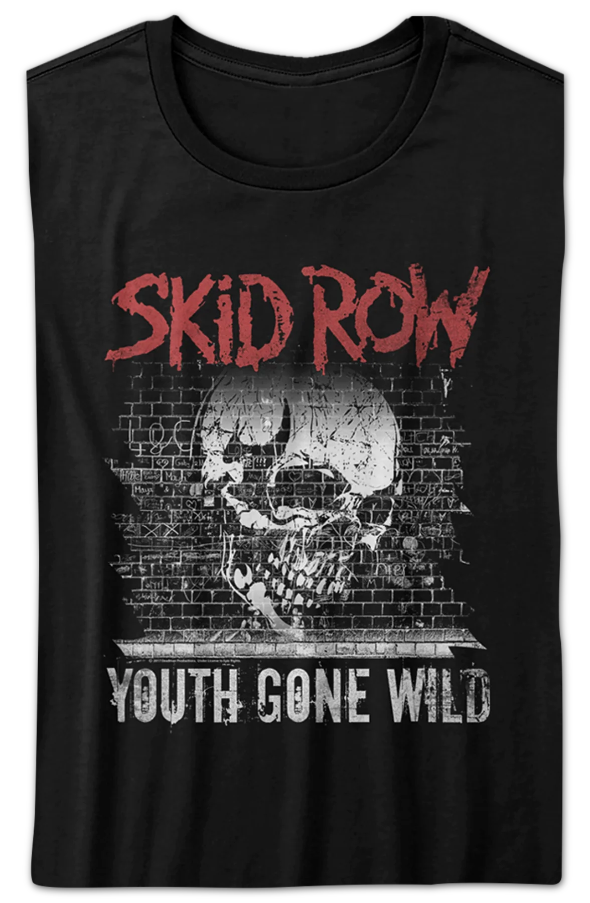 Ladies Graffiti Skid Row Shirt - Image 2