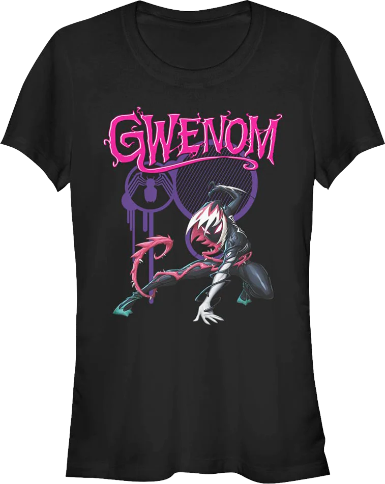 Ladies Gwenom Marvel Comics Shirt
