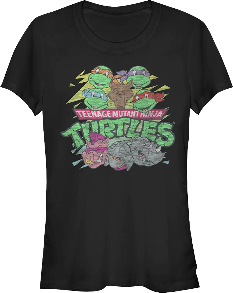 Ladies Heroes And Villains Teenage Mutant Ninja Turtles Shirt