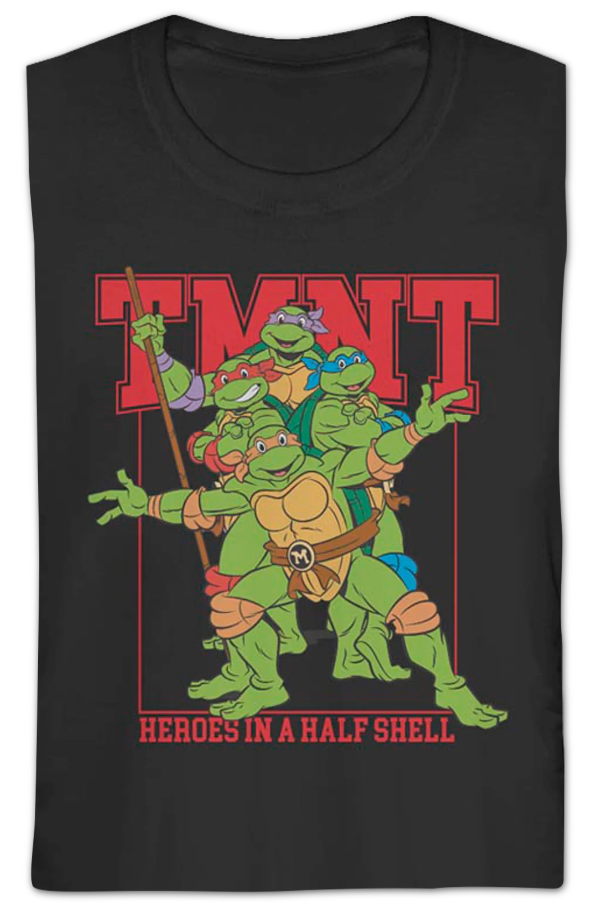 Ladies Heroes In A Half Shell Teenage Mutant Ninja Turtles Shirt - Image 2
