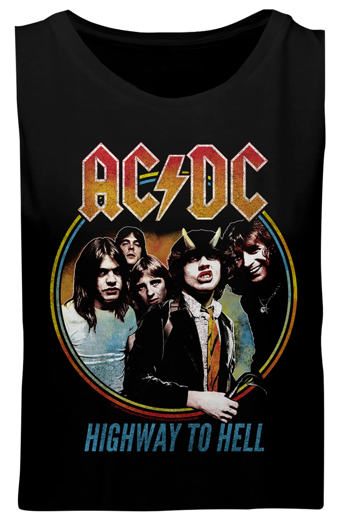 Ladies Highway To Hell ACDC Muscle Tank Top - Image 2