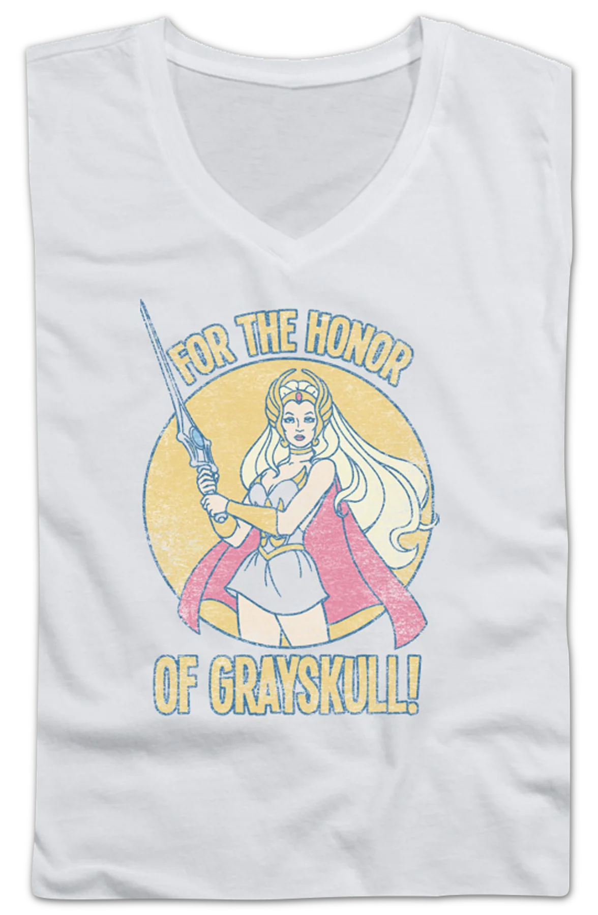 Ladies Honor of Grayskull She-Ra V-Neck Shirt - Image 2