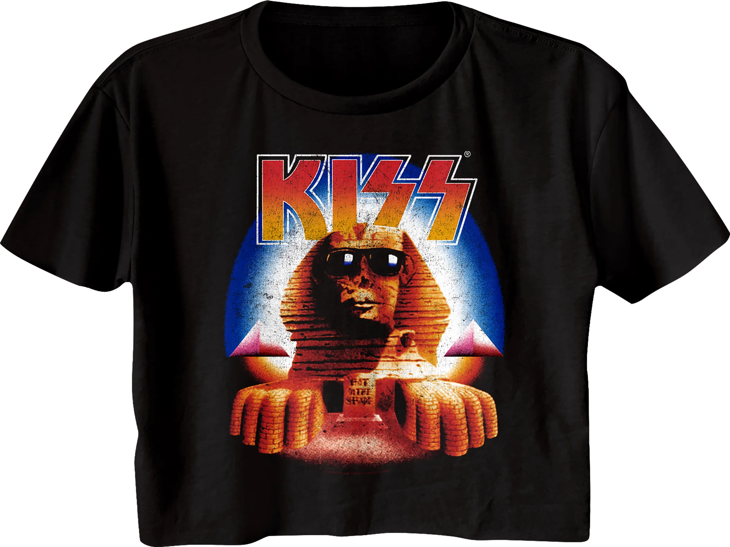 Ladies Hot In The Shade KISS Crop Top