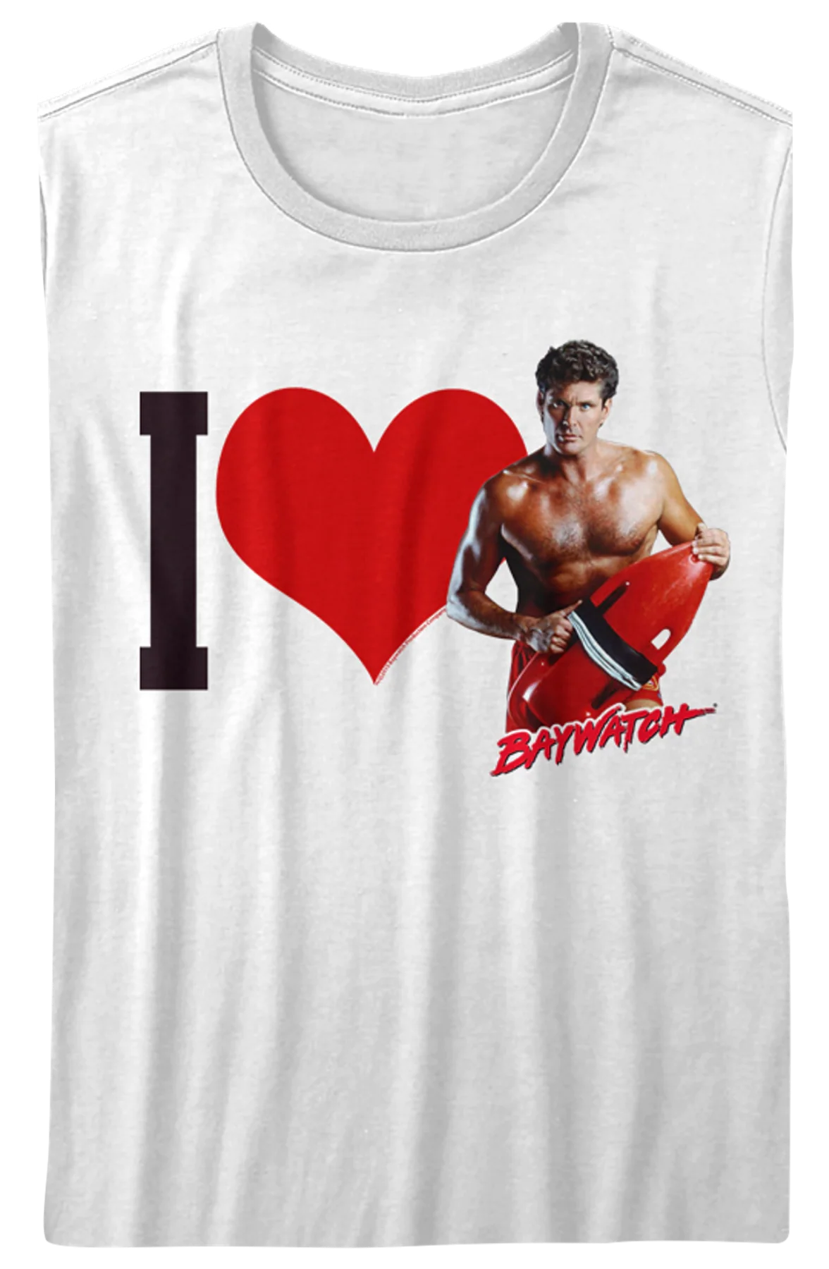 Ladies I Love Mitch Baywatch Shirt - Image 2