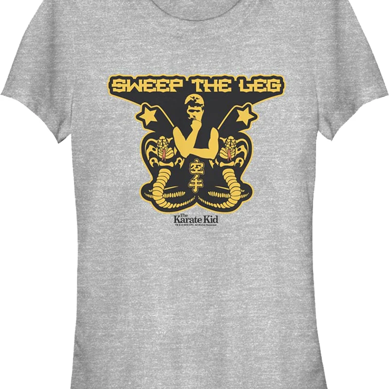 Ladies John Kreese Sweep The Leg Karate Kid Shirt