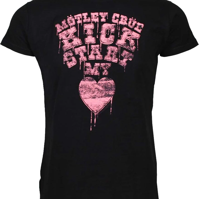 Ladies Kickstart My Heart Motley Crue Shirt