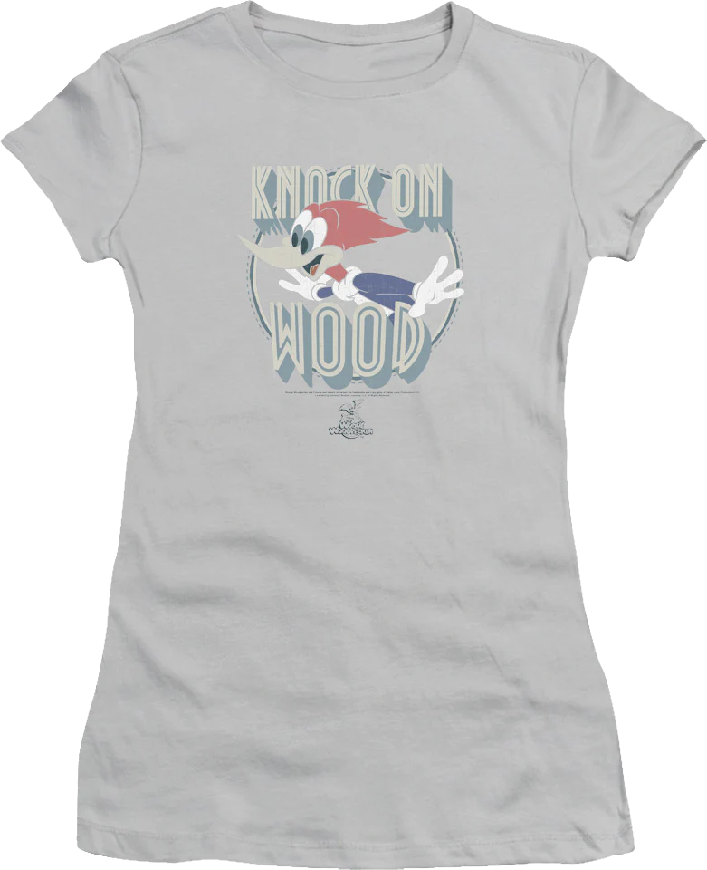 Ladies Knock Woody Woodpecker Shirt