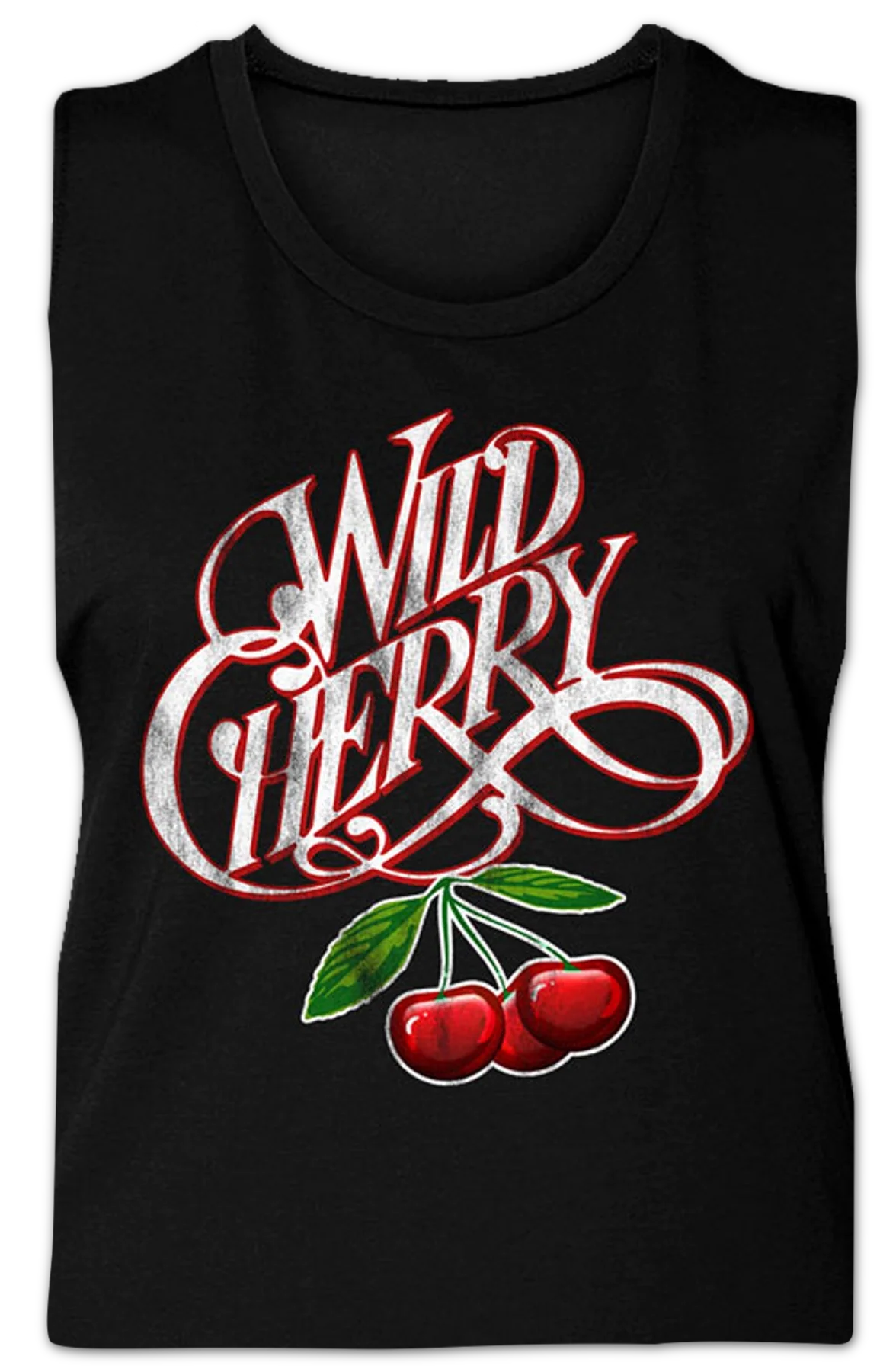 Ladies Logo Wild Cherry Muscle Tank Top - Image 2