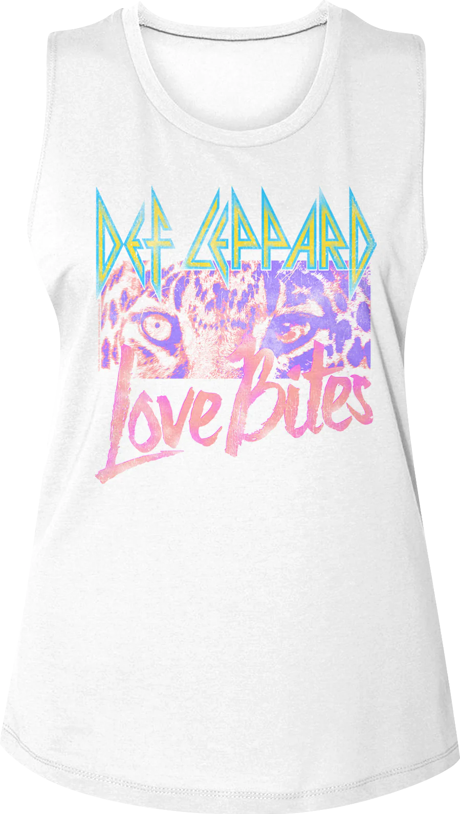 Ladies Love Bites Def Leppard Muscle Tank Top