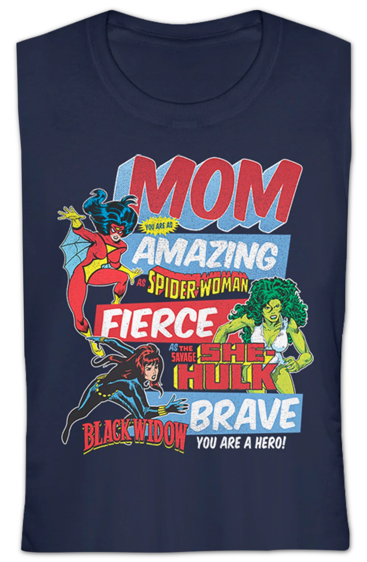 Ladies Mother's Day Marvel Comics Shirt - Image 2