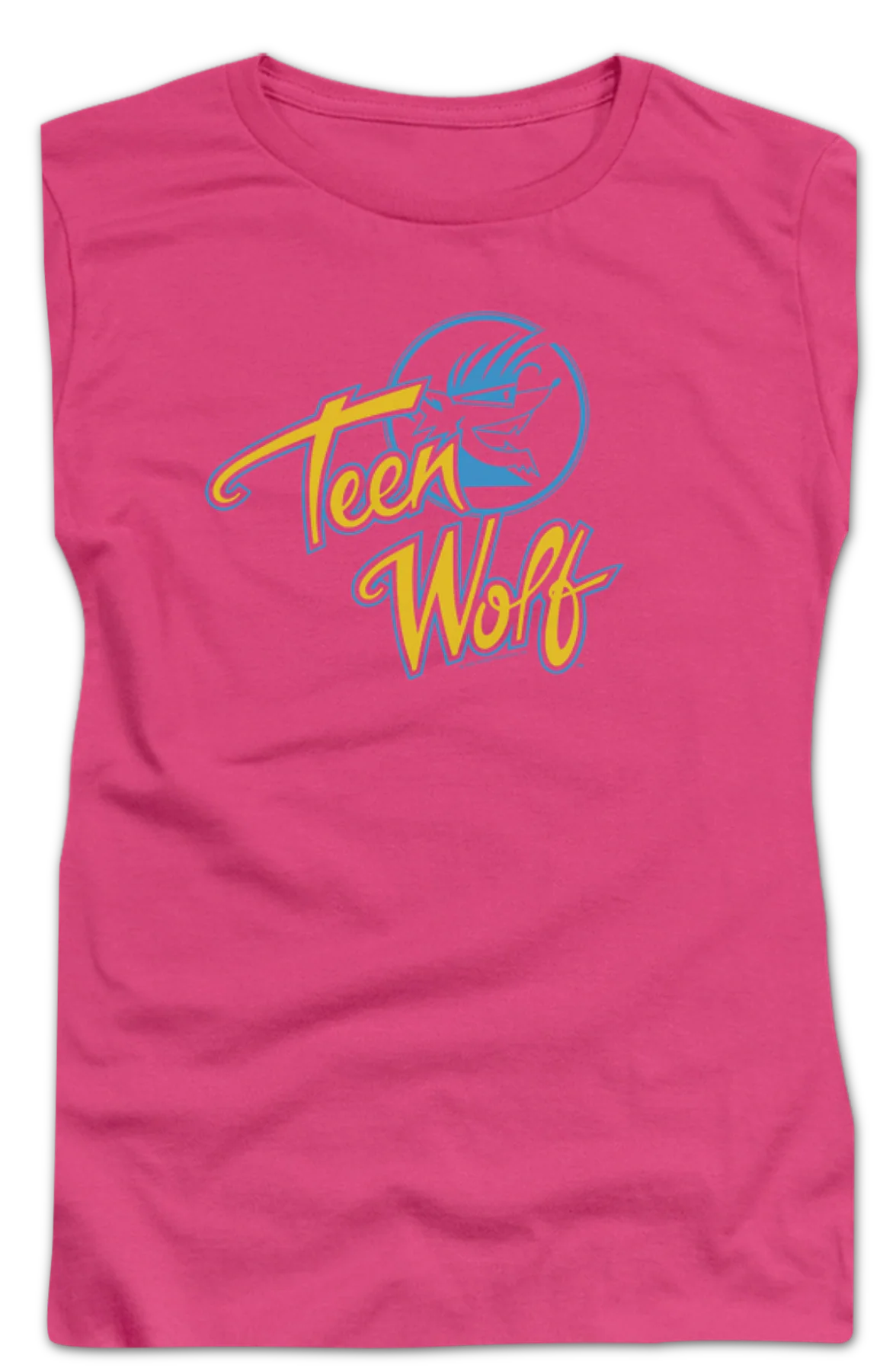 Ladies Pink Teen Wolf Shirt - Image 2