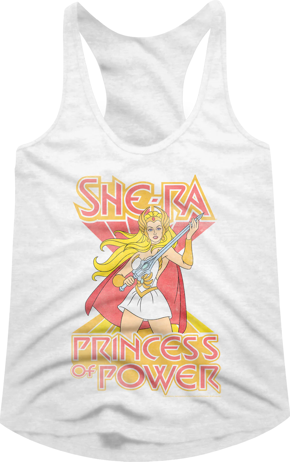 Ladies Princess of Power Masters of the Universe Racerback Tank Top