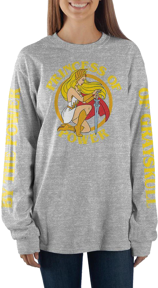 Ladies Princess of Power She-Ra Long Sleeve Shirt
