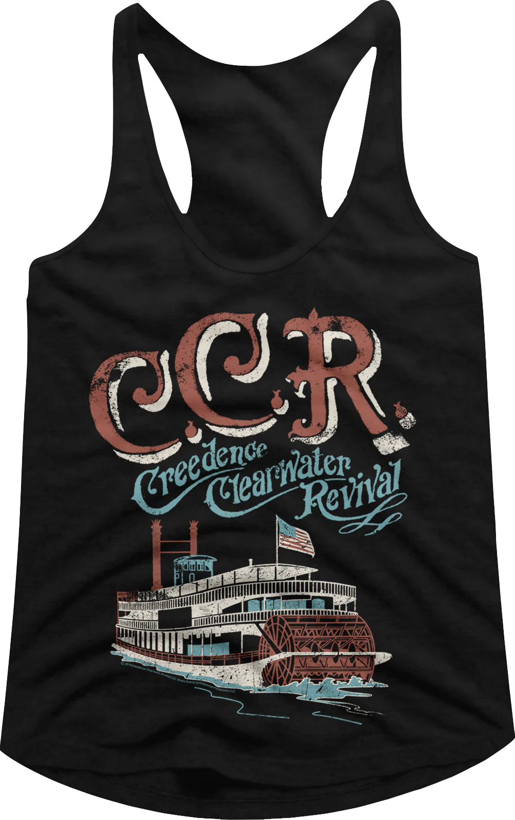 Ladies Proud Mary Creedence Clearwater Revival Racerback Tank Top