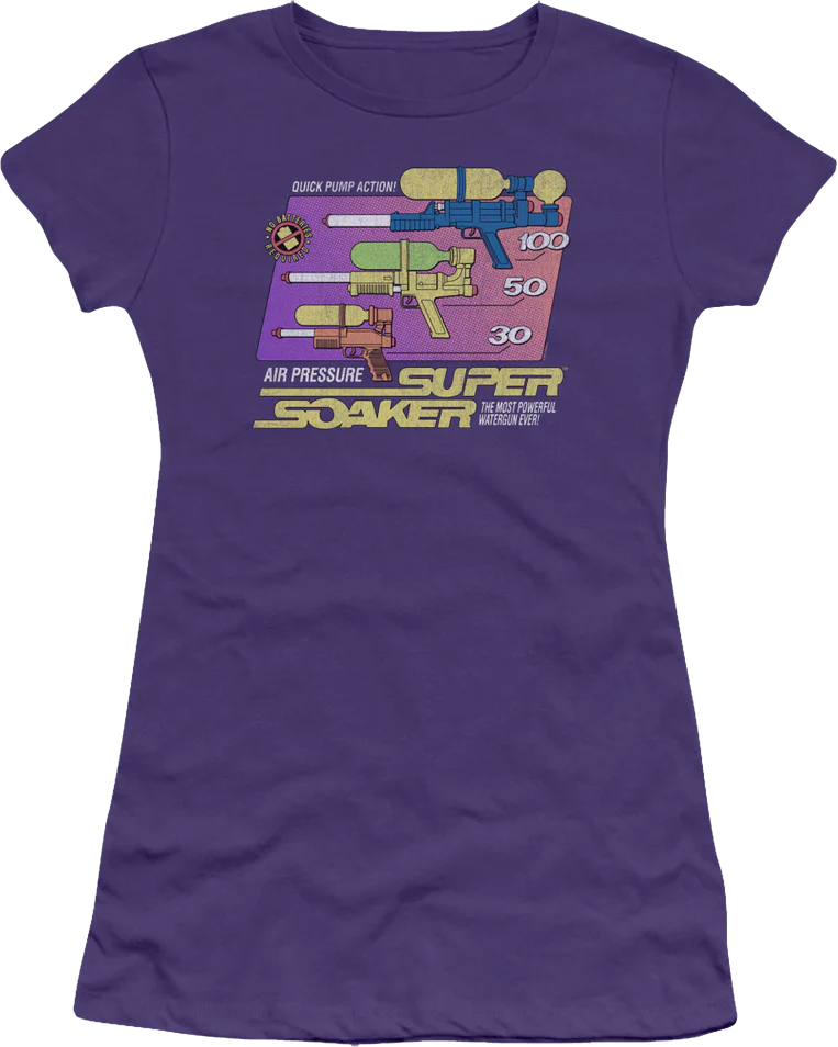 Ladies Purple Super Soaker Shirt