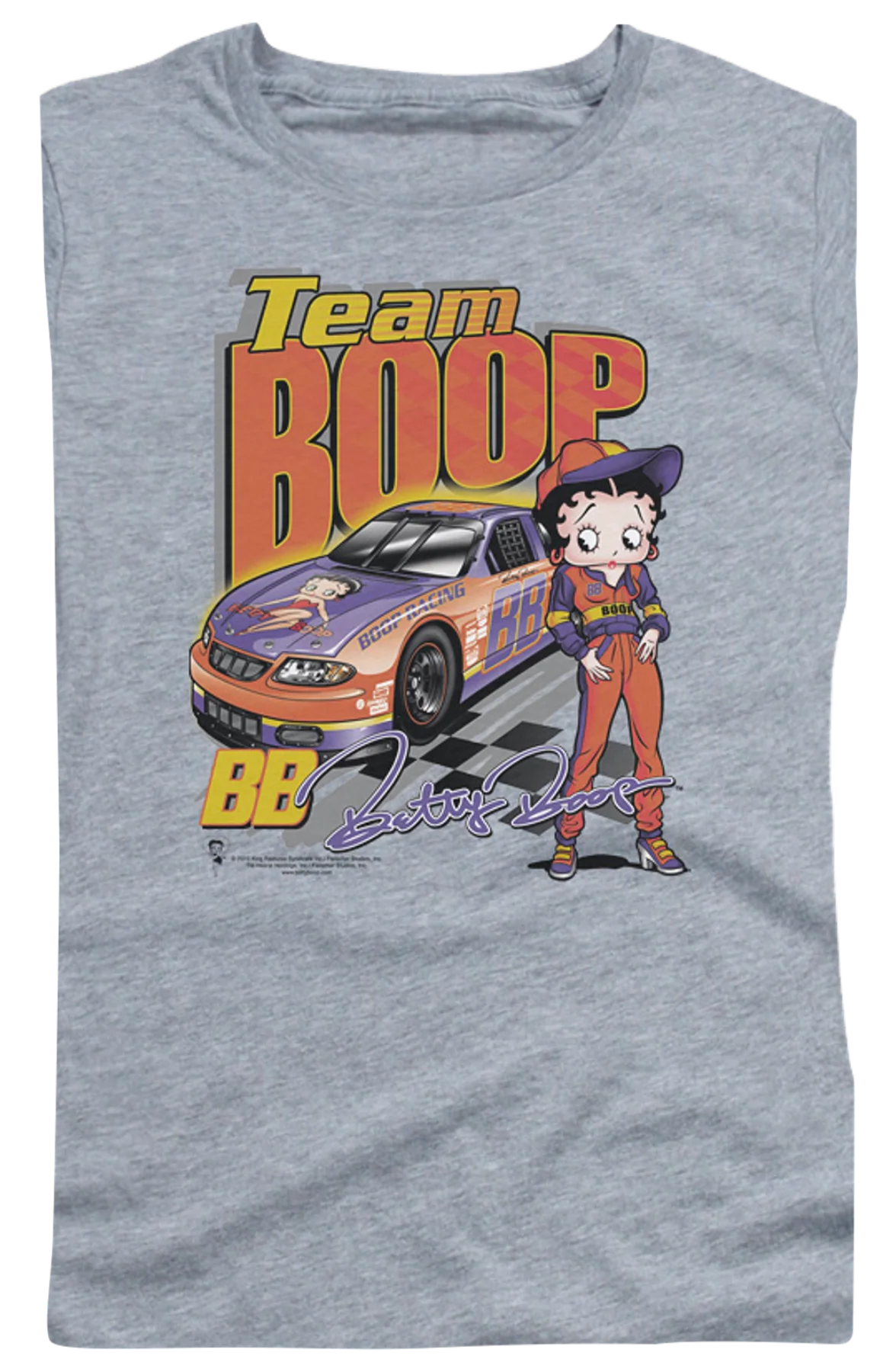Ladies Racing Betty Boop Shirt - Image 2