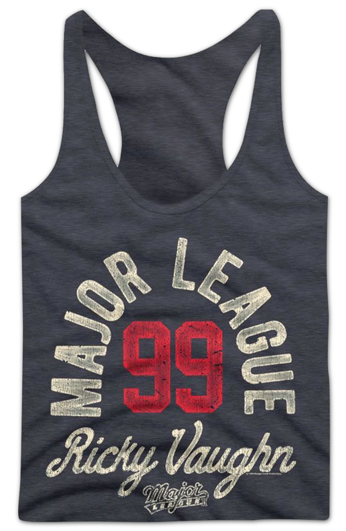 Ladies Ricky Vaughn Major League Racerback Tank Top - Image 2