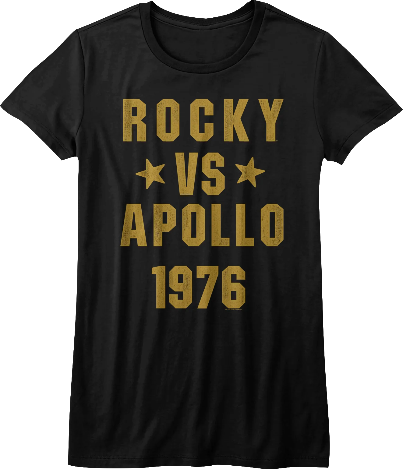 Ladies Rocky vs Apollo 1976 Rocky Shirt