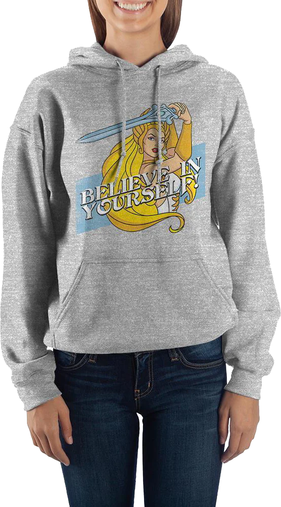 Ladies She-Ra Believe In Yourself Masters of the Universe Hoodie